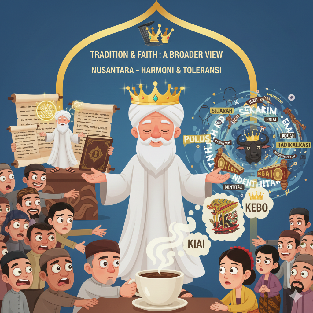 Mahkota Kiai, Jubah, dan Sorban